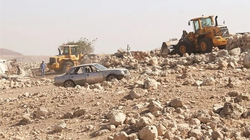 آثار الدمار في الضفة الغربية 