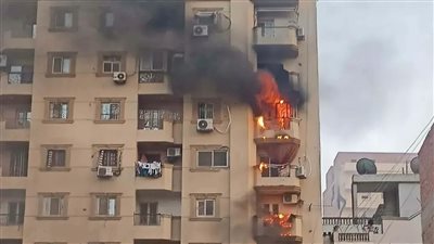 السيطرة على حريق شقة سكنية بالمحلة الكبرى بعد الدفع بثلاث سيارات إطفاء
