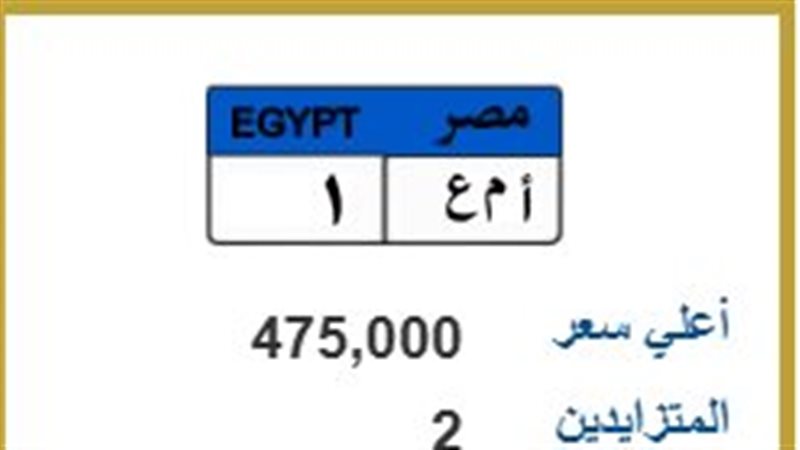 لوحة معدنية مميزة 