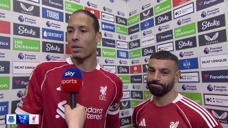 محمد صلاح وفان دايك
