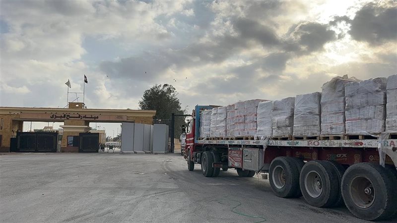  المساعدات الغذائية والإغاثية لدعم أهالي غزة