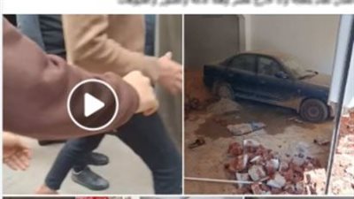 خلافات عائلية انتهت بالتصالح..كشف ملابسات فيديو اعتداء على محل بالبحيرة 