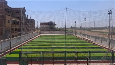 وزارة الشباب تنتهي من تطوير ورفع كفاءة ملعب مركز شباب بجيرم بالمنوفية