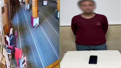سرقة هاتف داخل مسجد بدمياط .. سقوط المتهم وضبط المسروقات