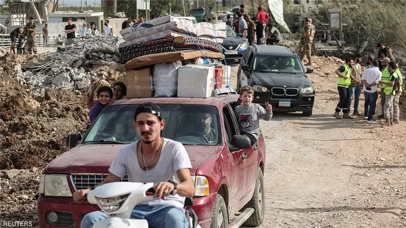 نزوح اللبنانيين 