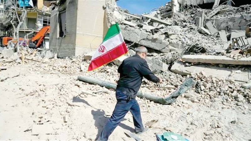 الدمار في إيران بسبب الحرب