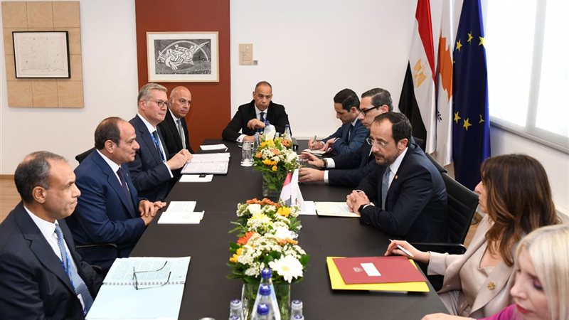 الرئيس السيسي ونظيره القبرصي