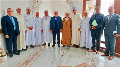  وزير الشئون الدينية بالجزائر يستقبل المشاركين في دورة إعداد الداعية لدى عودتهم 
