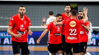 الأهلي يحسمها بثلاثية نظيفة أمام كيبلر الرواندي في بطولة أفريقيا للطائرة