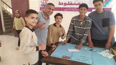 مسابقة لمجلات الحائط بمركز التنمية الشبابية بمنفلوط احتفالًا بالعيد القومي لأسيوط
