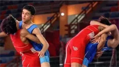 لقطة خادعة تهدي عبد الله حسونة ذهبية أفريقيا للمصارعة وتخطف الأضواء (فيديو)