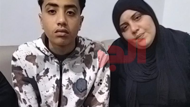 زوجة المجني عليه ونجله