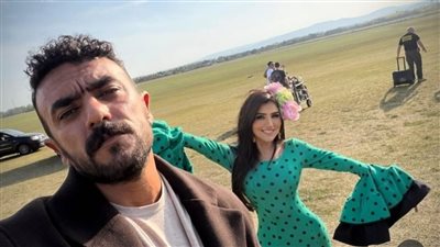 أحمد العوضي ومي عمر ينتهون من تصوير 