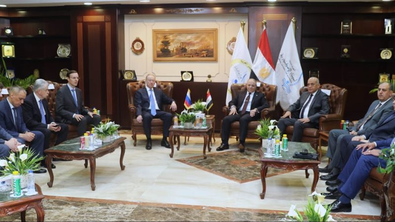 ميناء الإسكندرية يستقبل وفدًا روسيًا