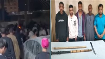 مشاجرة عنيفة بالاسلحة البيضاء و العصى بالجيزة بسبب خلاف على أجرة جراج 