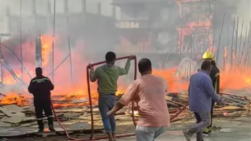 حريق لوكشن تصوير بيت بابا 2