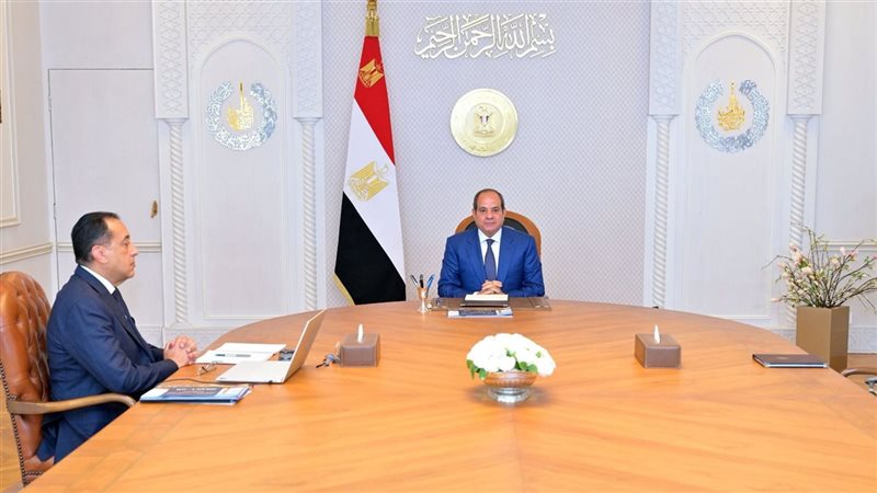 الرئيس السيسي والدكتور مدبولي 