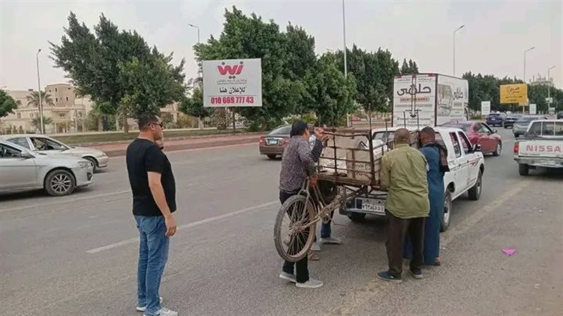 حملات مكثفة بالشروق لرفع الباعة الجائلين وإعادة الانضباط
