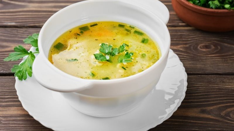 شوربة الدجاج 