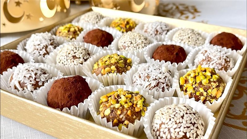 كرات الطاقة بالتمر 