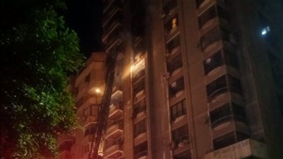 الحماية المدنية تسيطر على حريق شقة سكنية بشارع مصدق في الدقي