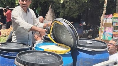 ضبط وإعدام نصف طن ألبان فاسدة قبل طرحها بالأسواق خلال حملة بالمنيا