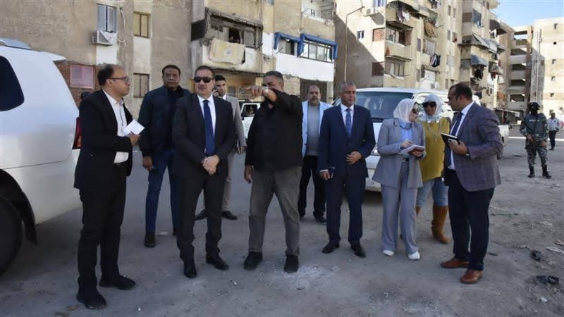 جولة ميدانية لمحافظ بورسعيد 