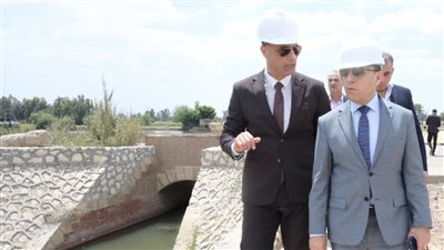 محافظ الغربية يتفقد تطوير كورنيش بحر شبين بالمحلة بنسبة تنفيذ 98%