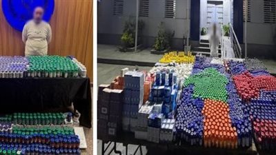 سقوط مافيا المكملات الغذائية والأدوية المهربة بالقاهرة وبحوزتهما  9 آلاف عبوة 