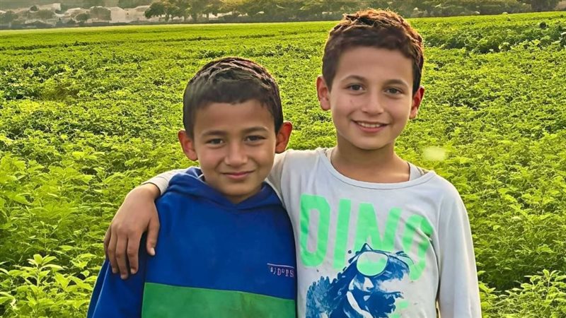 الطفلين الضحيتين 