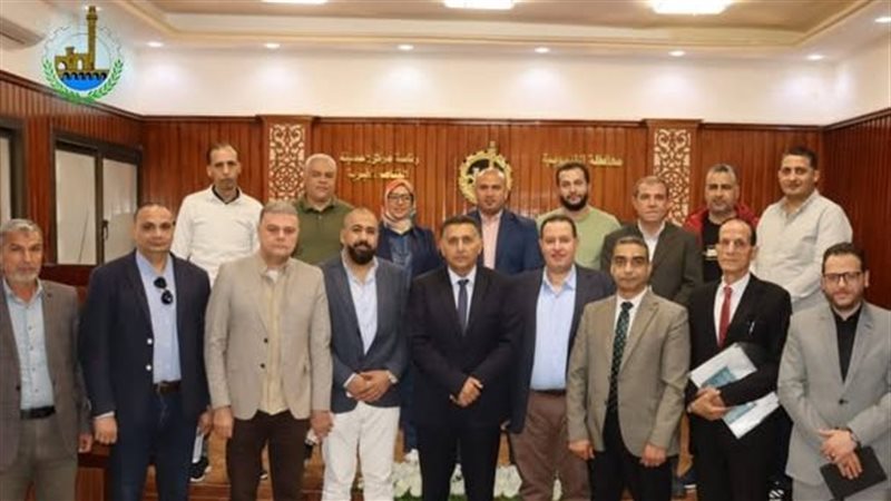جانب من اجتماع محافظ القليوبية