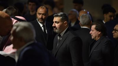 وفاء عامر وياسر جلال وكريم عبد العزيز وهاني رمزي يحضرون عزاء هاني شاكر
