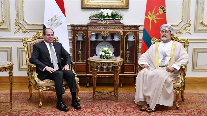 الرئيس عبد الفتاح السيسي في سلطنة عُمان