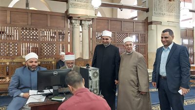 انطلاق اختبارات المرحلة السادسة لمقارئ الرواق الأزهري بالجامع الأزهر 