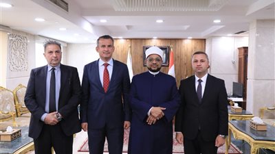 أمين البحوث الإسلاميَّة يستقبل وفد الأوقاف الدينيَّة بمحافظة أربيل العراقية