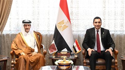 وزير الشباب يستقبل سفير دولة قطر بالقاهرة لبحث فتح آفاق جديدة للتعاون المشترك