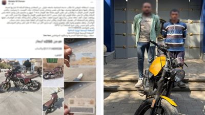 ضبط المتهم باستئجار دراجة نارية وسرقتها بالقاهرة وبيعها بالفيوم 