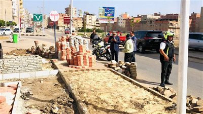 محافظ الدقهلية يتفقد أعمال التطوير والتجميل بمدخل مدينة نبروه