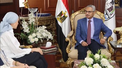 محافظ بني سويف يلتقى مدير برنامج الأغذية العالمي