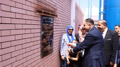 محافظ دمياط يفتتح محطة رفع أبو جريدة الرئيسية