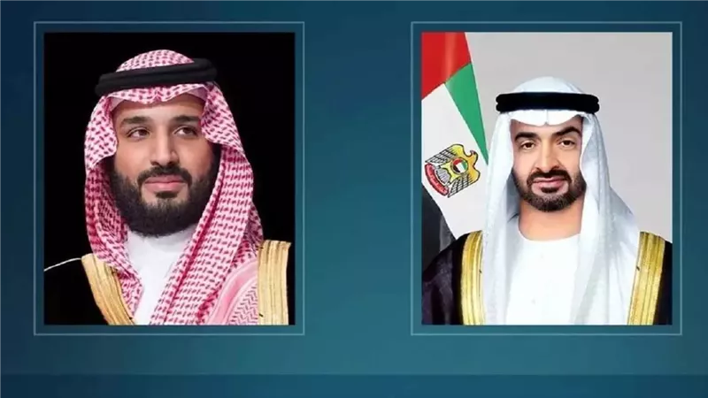الشيخ محمد بن زايد والأمير محمد بن سلمان 