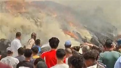 السيطرة على حريق شونة كتان بكفر ششتا بزفتى دون خسائر بشرية