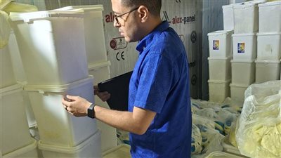 ضبط مصنعين مخالفين بالغربية والتحفظ على 3 أطنان جبن ومنظفات