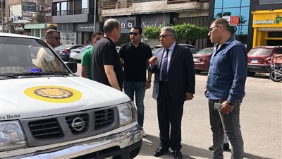 محافظ الدقهلية يجري جولة ميدانية في شوارع المنصورة لمتابعة سير العمل