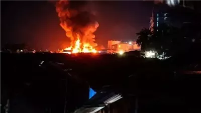 حريق ضخم في مصنع ببرج العرب.. والحماية المدنية تكثف جهود السيطرة