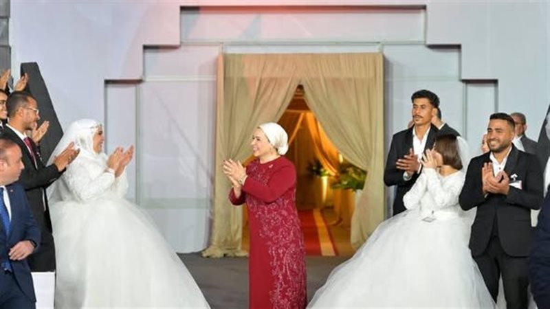 جانب من مشاركة قرينة الرئيس السيسي