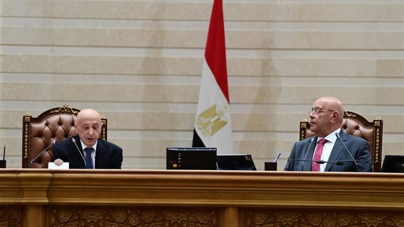 رئيس البرلمان الليبي بمجلس النواب المصري