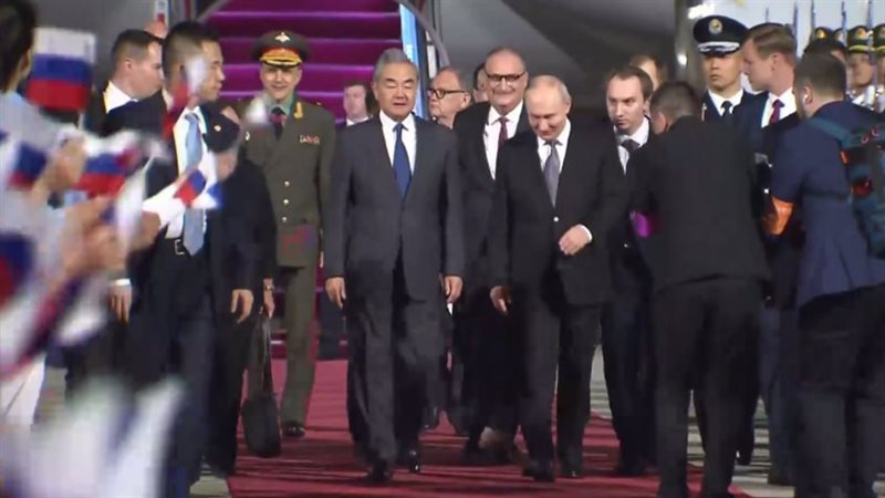 الرئيس الروسي في بكين 