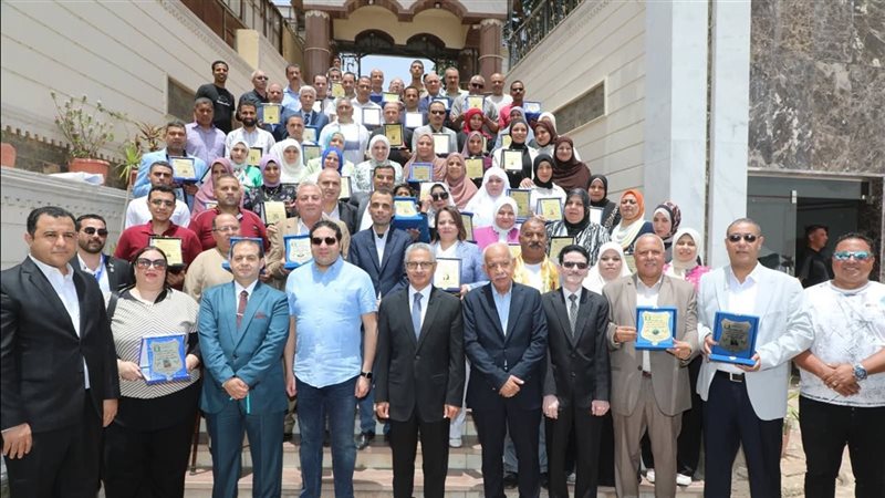 احتفالية عيد العمال في بني سويف 