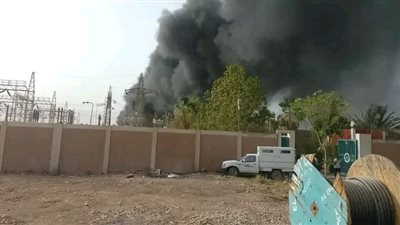 إخماد حريق بمحطة كهرباء في نصر النوبة وإصابة حالة اختناق واحدة